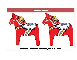 Dala Horse Template