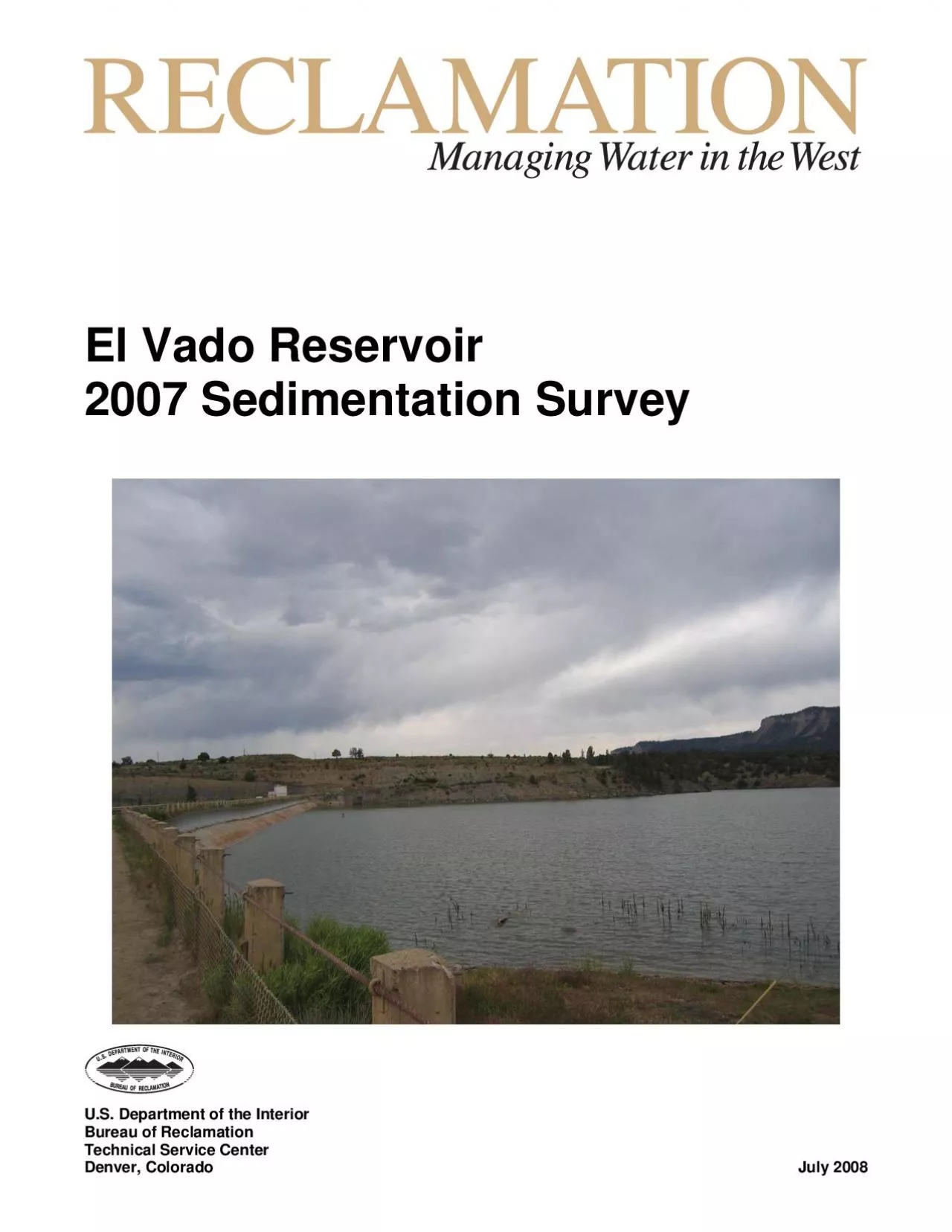 PDF-US Department of the Interior Bureau of Reclamation Technical Servic