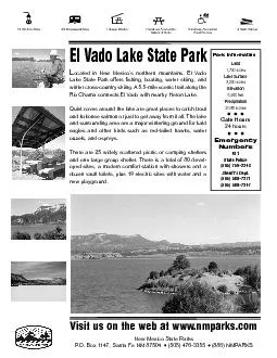 El Vado Lake State Park