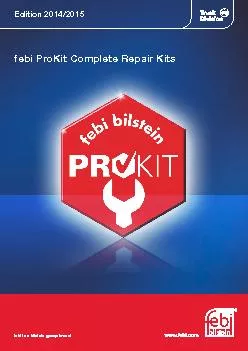 febi ProKit Complete Repair Kits