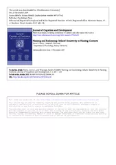 Journal of cognition and development