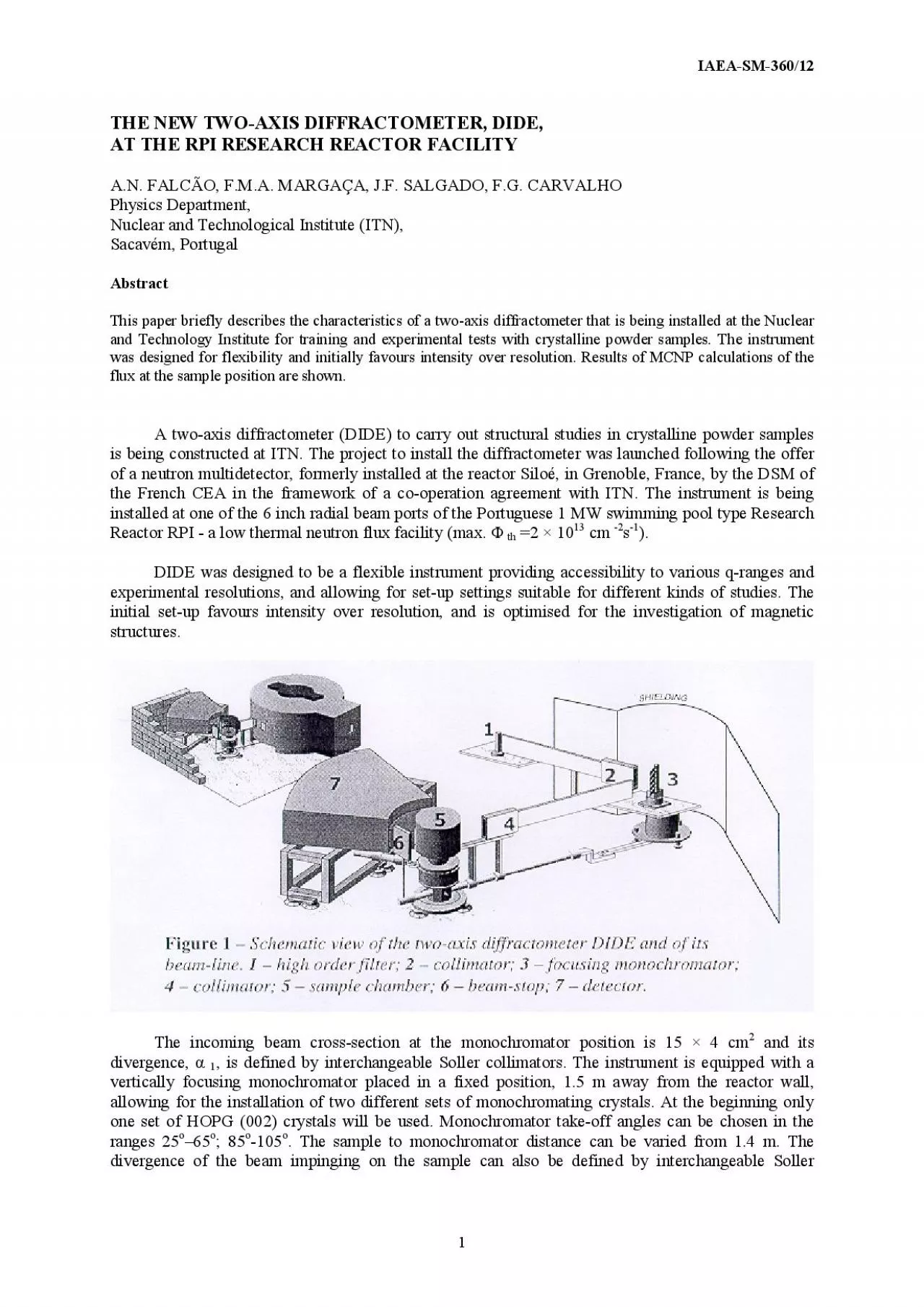 PDF-IAEASM36012 Physics Department SacavmThis paper briefly describe