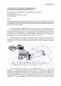 IAEASM36012 Physics Department SacavmThis paper briefly describe