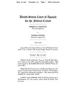 United States Courtof Appeals for the Federal CircuitNORMA E CAQUELIN