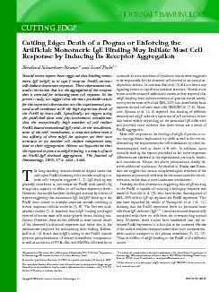 PDF-IMMUNOLOGYTHEJOURNALCuttingEdgeDeathofaDogmaorEnforcingtheArtificial