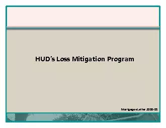 HUD146sLossMitigationProgram