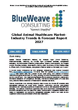 Global Animal Healthcare Market- Industry Trends & Forecast Report 2027