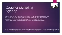 Digital Marketing Agency for Coaches with Exclusive Marketing Services