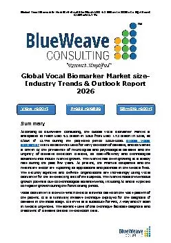 Global Vocal Biomarker Market size- Industry Trends & Outlook Report 2026