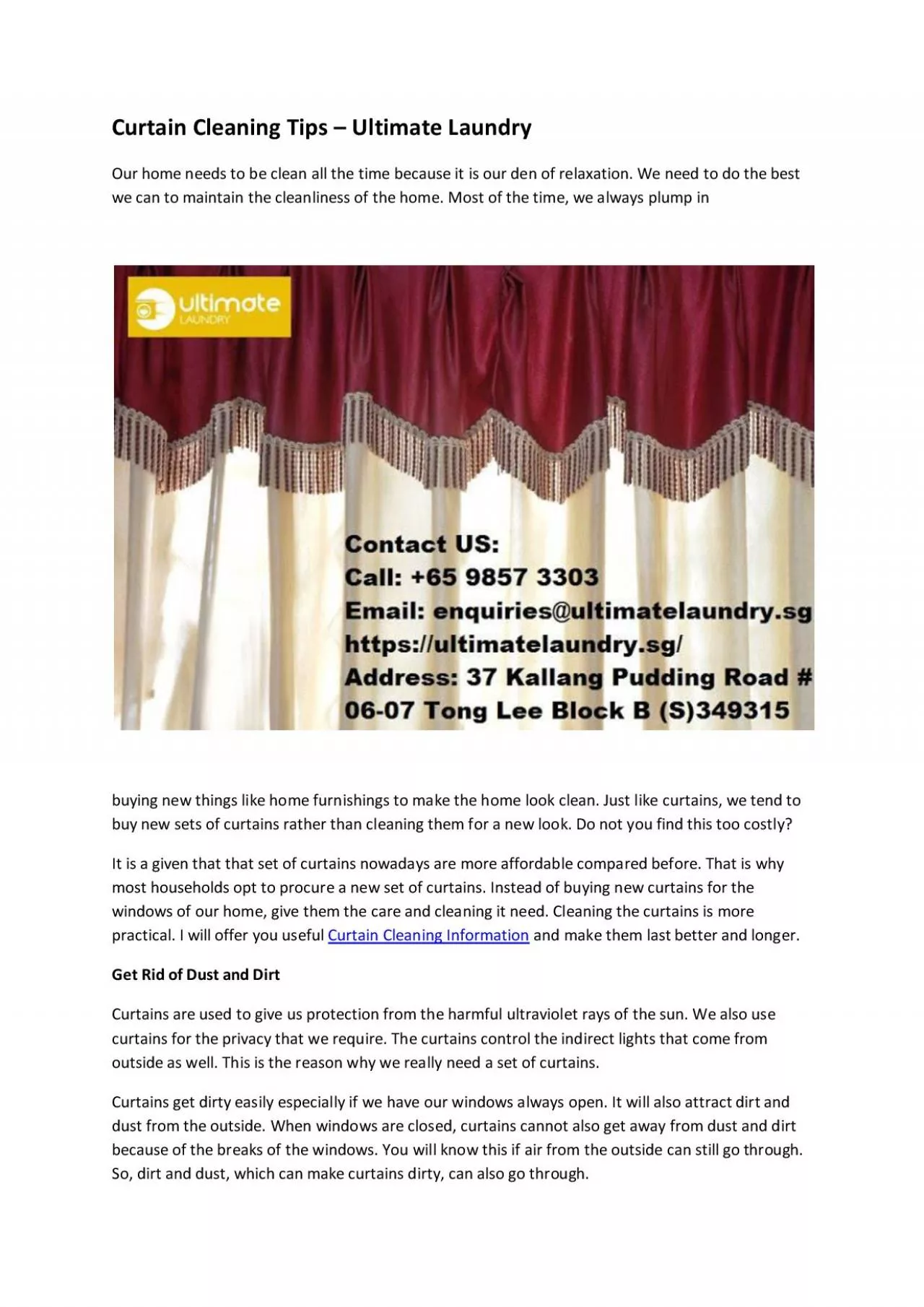 PDF-Curtain Cleaning Tips – Ultimate Laundry