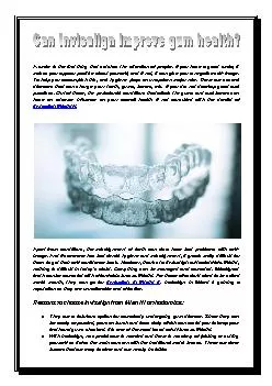 Can Invisalign improve gum health