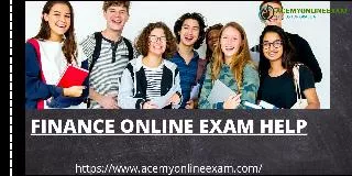 The Best Online Finance Exam help