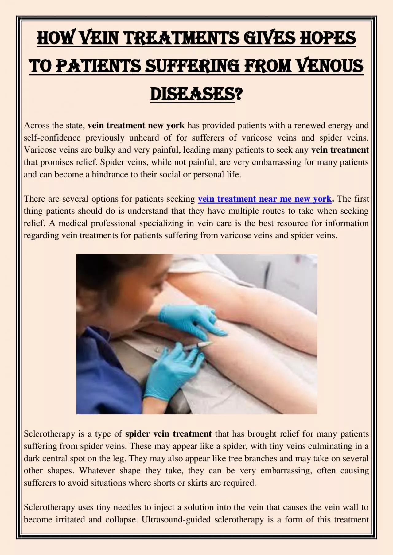 PDF-How Vein Treatments Gives Hopes to Patients Suffering from Venous Diseases?