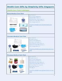 simplicity gifts - health care products