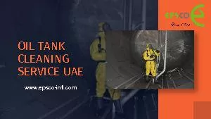 Oil Tank Cleaning