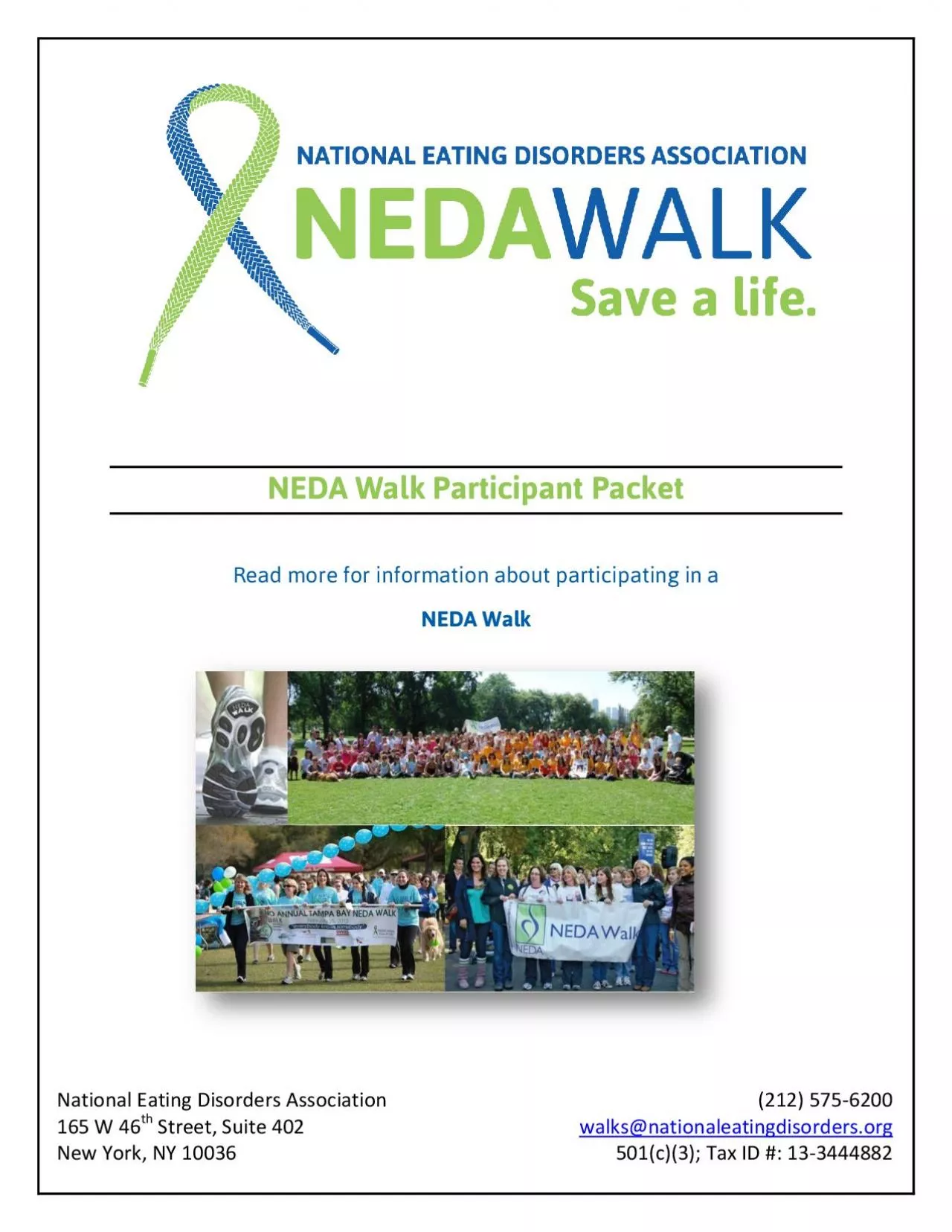 PDF-NEDA Walk Participant Packet