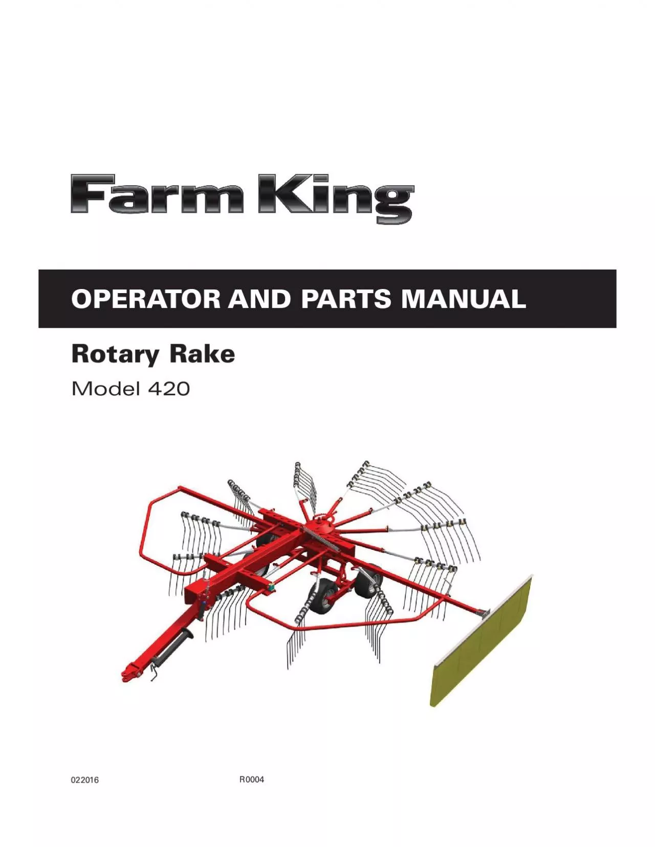 PDF-OPERATOR AND PARTS MANUAL