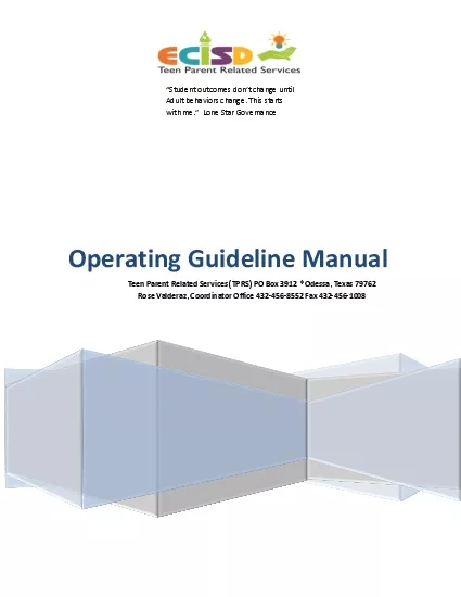 Operating Guideline Manual