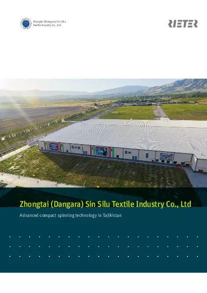 Zhongtai Dangara Sin Silu Textile Industry Co LtdAdvanced compact spin