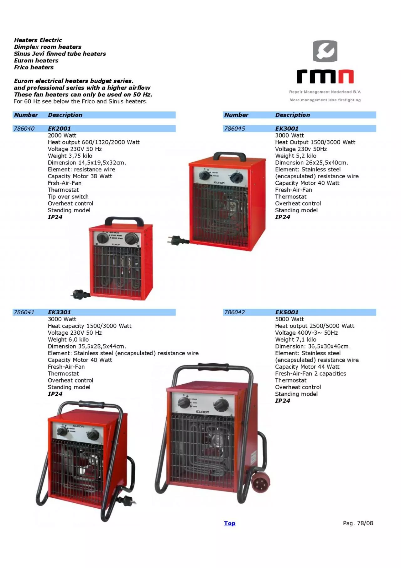 PDF-Heaters Electric