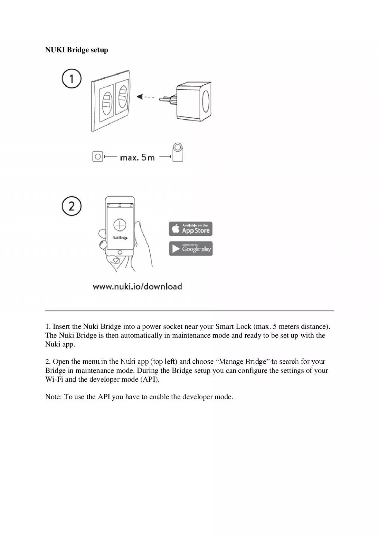 PDF-Bridge setup