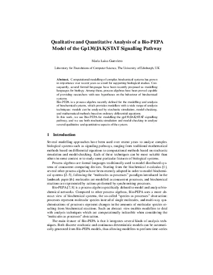 analysisviastochasticsimulationMarkoviananalysisandordinarydi11erentia