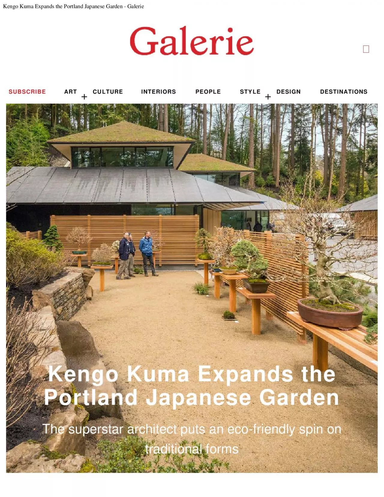 PDF-Kengo Kuma Expands the Portland Japanese Garden Galerie