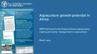 Aquaculture growth potential in