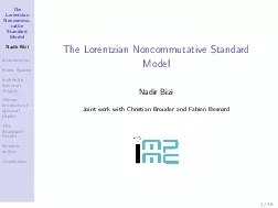 TheLorentzianNoncommutativeStandardModelNadirBiziIntroductionKreinSpa