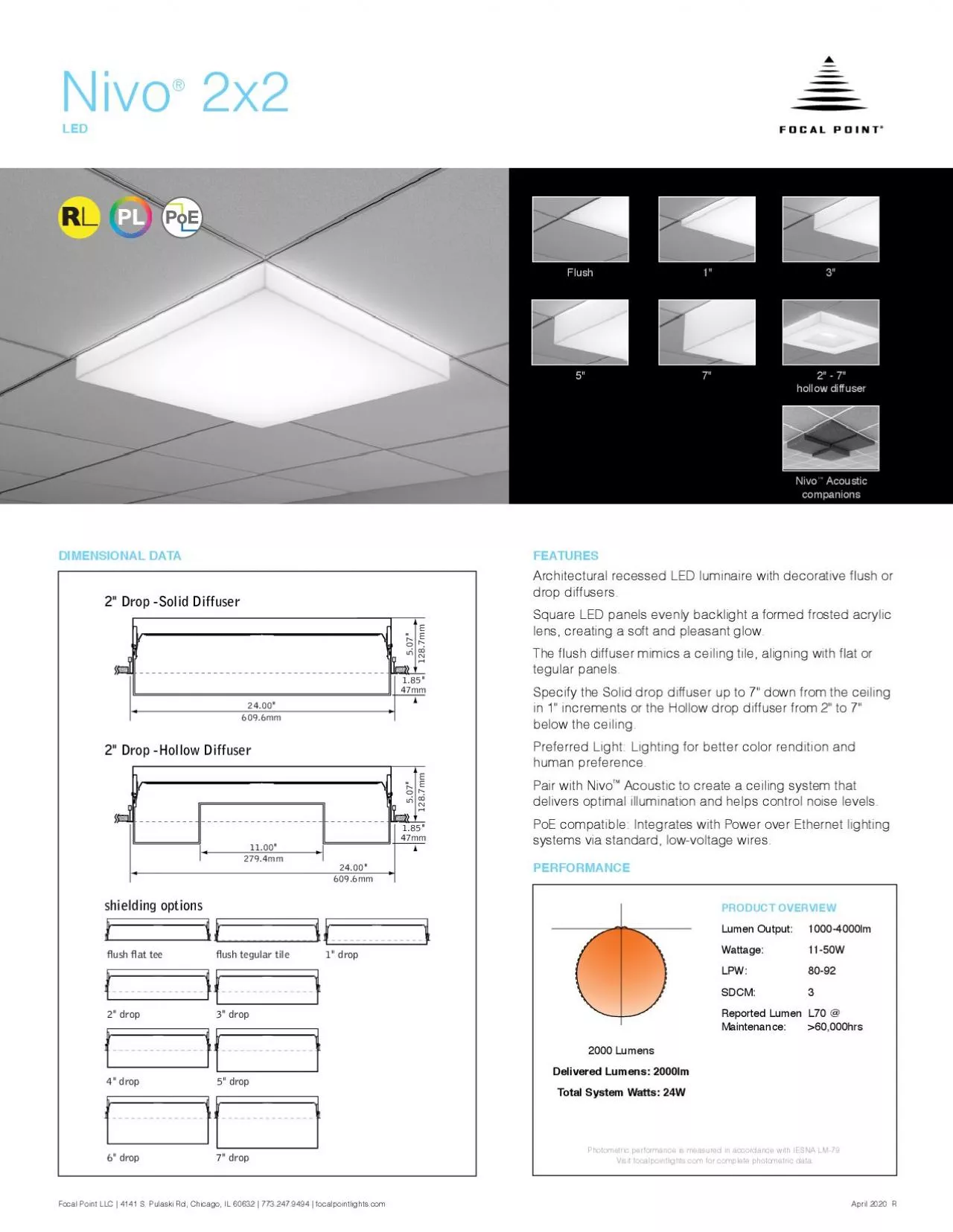 PDF-DIMENSIONAL DATAFEATURESPRODUCT OVERVIEW hollow diffuser