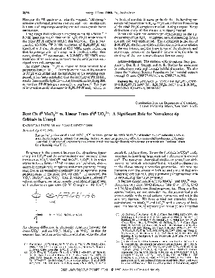 Inorg Chem 1980 19 26562658