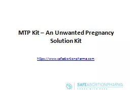 MTP Kit – An Unwanted Pregnancy Solution Kit