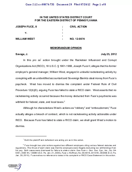 Case 212cv00874TJS   Document 20   Filed 072612   Page 8 of 8