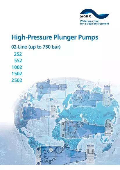 Technical DataHighPressure Plunger Pump Type 252  552