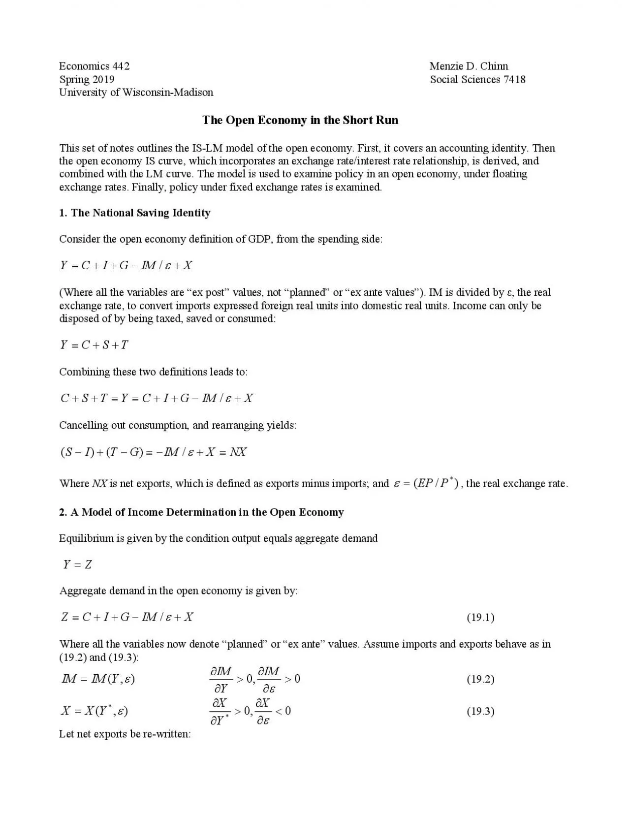 PDF-Economics 442 Menie D CKinn Spring 201x001c SociaO Sci