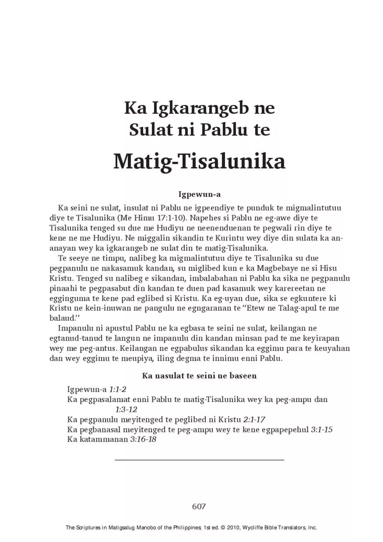 PDF-Ka Igkarangeb ne Sulat ni Pablu teMatigTisalunikaIgpewunaDVHLQLQHVXO