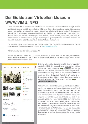 Der Guide zum Virtuellen Museum