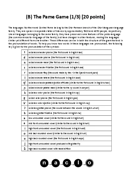 PDF-The languages Northern and Central Pame belong to the Oto