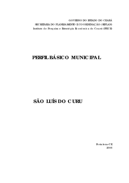 O Instituto de Pesquisa e Estratgia Econmica do Cear IPECE tem a satis