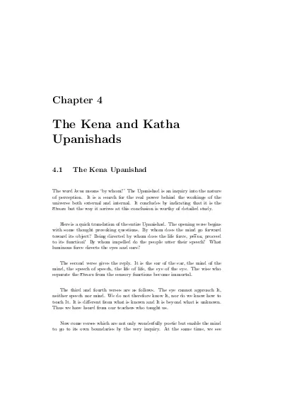 28TheKenaandKathaUpanishads