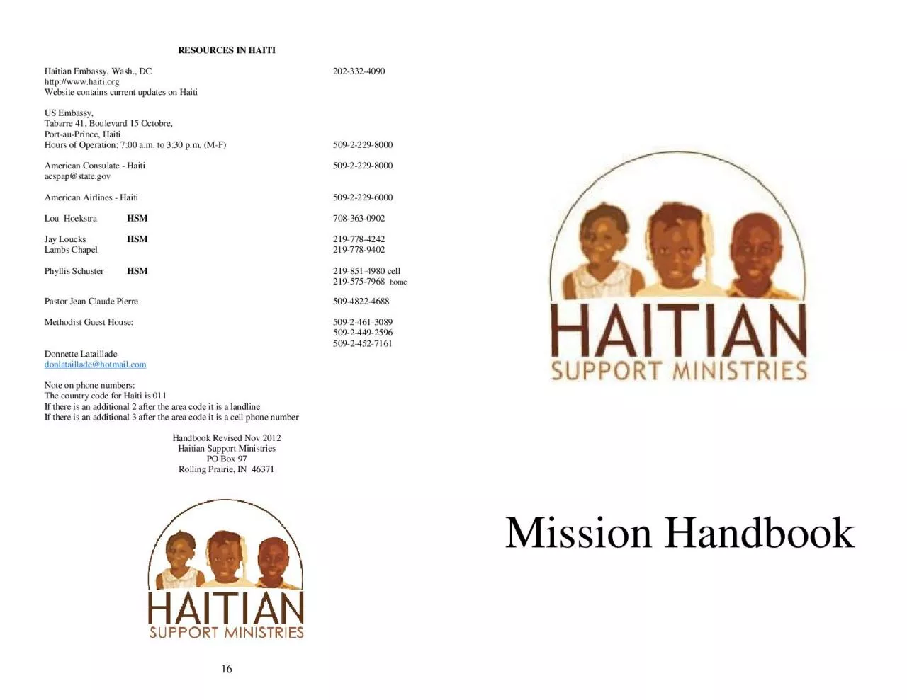 PDF-16 RESOURCES IN HAITI Haitian Embassy Wash DC 2023324090 h