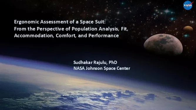 Ergonomic Assessment of a Space Suit