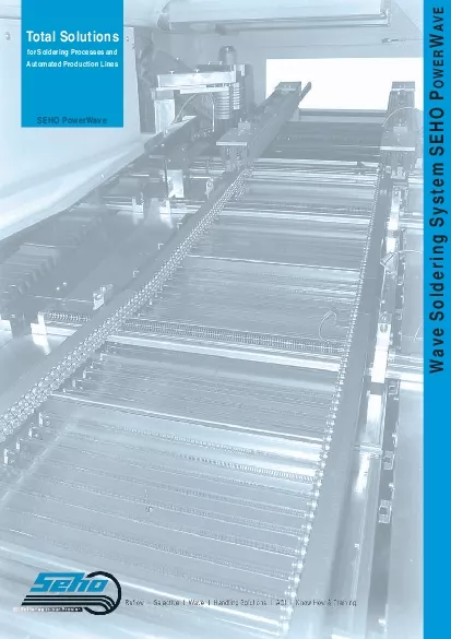 PDF-Total Solutionsfor Soldering Processes andAutomated Production Lines