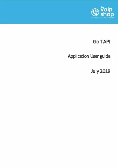 Application User guide
