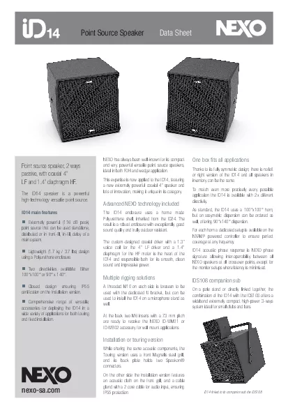 PDF-One box 31ts all applicationsThanks to its fully symmetric design ther