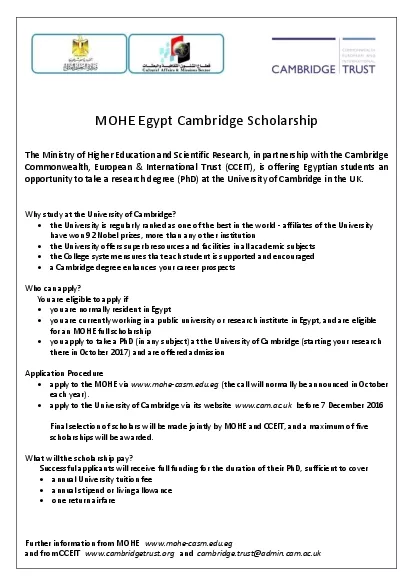 PDF-MOHE Egypt Cambridge Scholarship