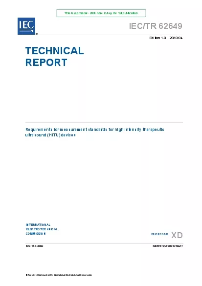 TR 62649  IEC2010E 150 3 150 Annex A informative  Detailed responses t