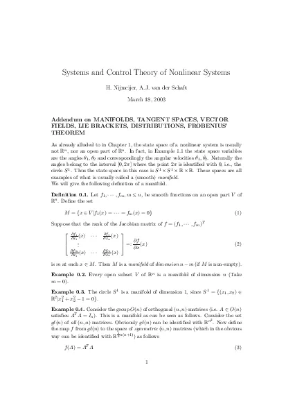 SystemsandControlTheoryofNonlinearSystemsHNijmeijerAJvanderSchaftMarch