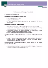 Understanding the Concept of Scholarship A Scholar or