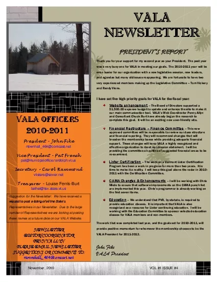 NEWSLETTER